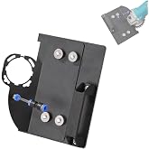 Professional 45 Degree Angle Grinder Stand for Tile Chamfering, Heavy Duty Carbon Steel Miter Cutting Bracket for Porcelain, Ceramic, Marble, Universal Fit for 100/115/125 Grinders