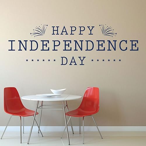Amazon Com Patriotic Decals Usa Wall Decal Happy Independence