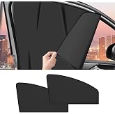 SamWinGear Driver Side Window Sun Shade 2PCS Car Magnetic Window Shades for Baby and Privacy, Car Windows Curtains Covers Front Side Glass 99% UV Protection Magnetic Blackout Windows Cover Tint