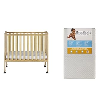 portable cribs with mattress