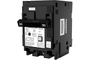 SIEMENS Q230GFN 30 Amp 2-Pole Ground Fault Circuit Breaker (GFCI) Plug-On Neutral Circuit Breaker