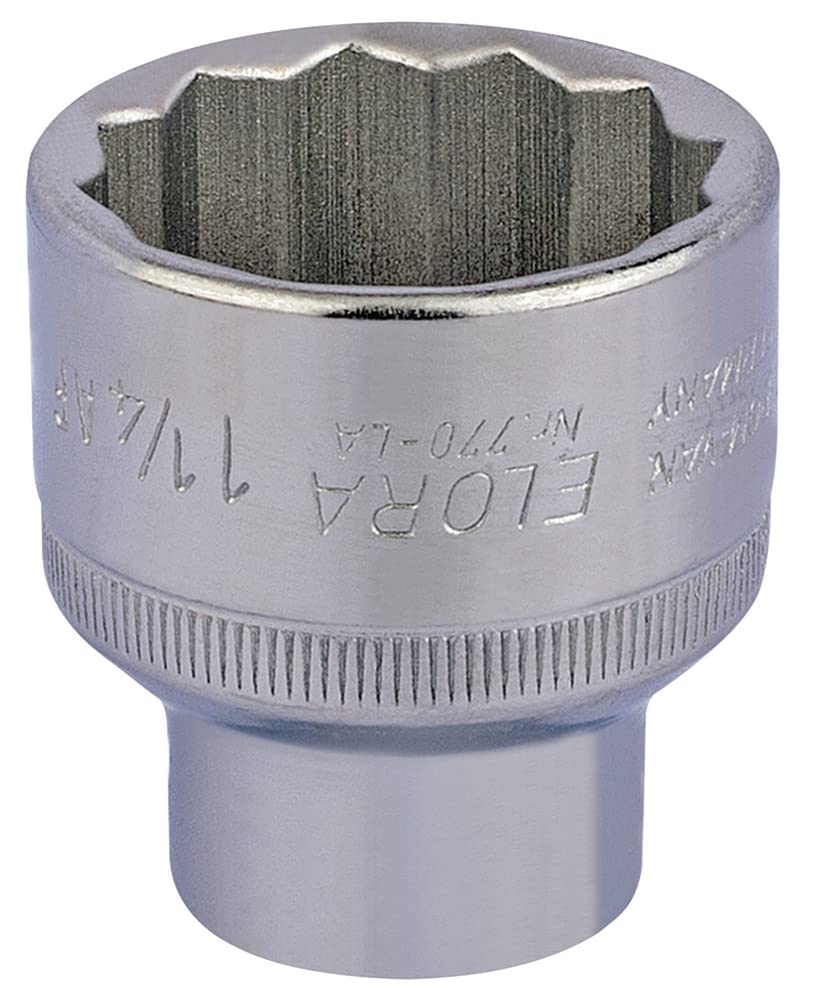 Draper 24517 1/2-inch Drive 1.1/4-inch Imperial Bi-Hex Socket