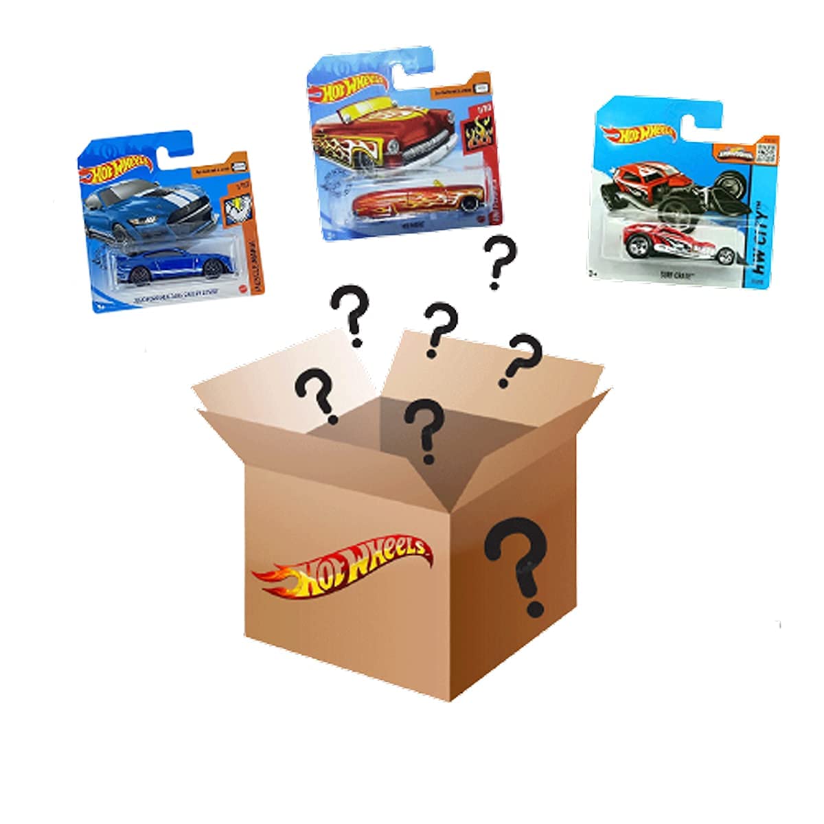 Hot Wheels 3-Pack Toy Cars Diecast 1:64 (Assorted Models), Gift for Collectors and Children
