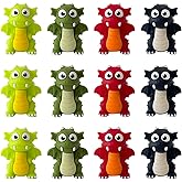 vokoko 12Pcs Dragon Focal Beads for Pens 3D Animal Bead Silicone Beads for Keychain Making Handmade Crafts Pen Bead