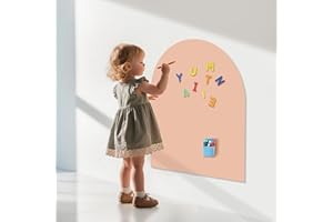 Magnetic Wall Decal 32 x 24In Arch Magnetic Chalkboard for Wall, Magnet Wall Drawing Learning for Playroom, School, Home (Lig
