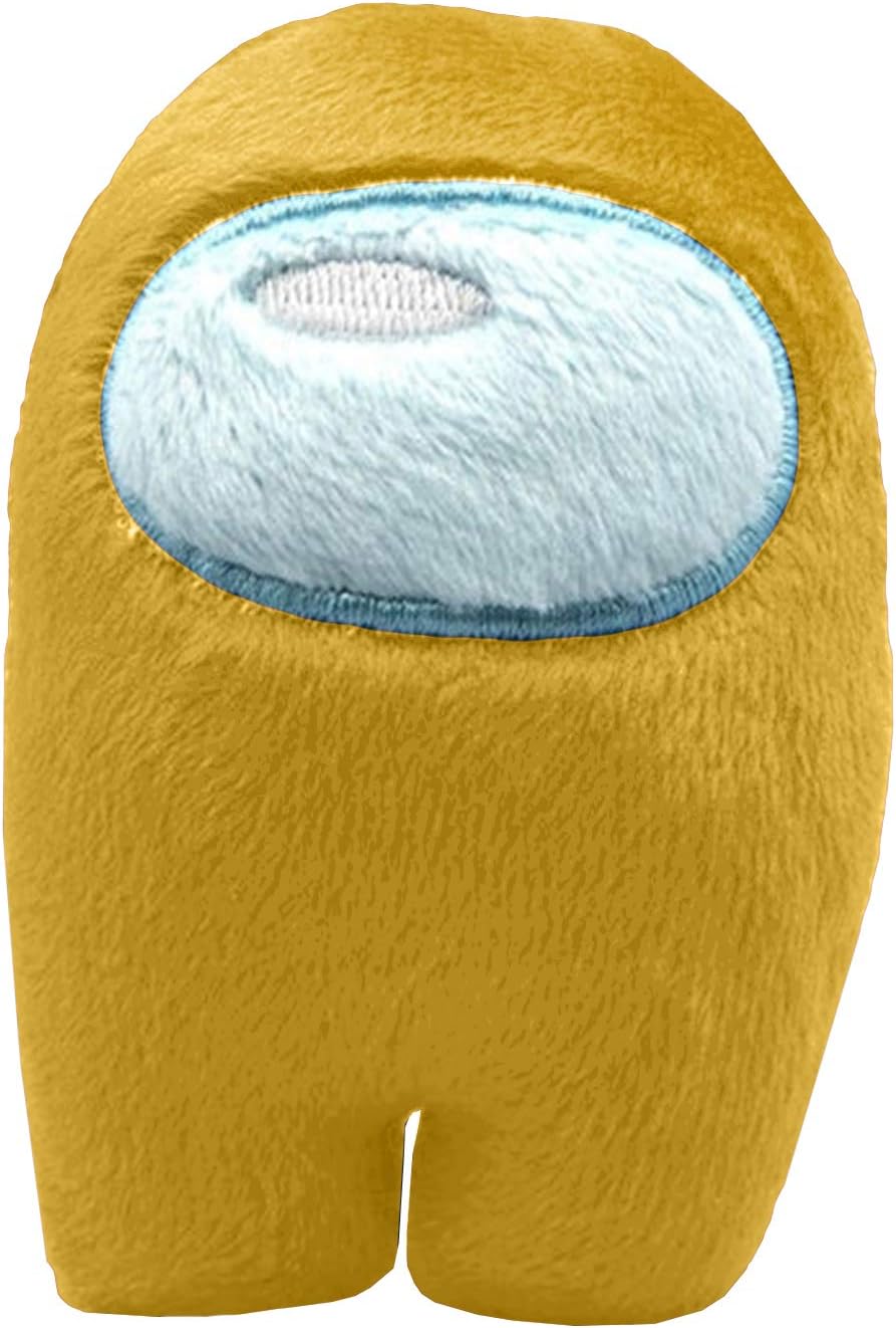 Amazon Com Xiakolaka 7 87inch Among Us Plush Among Us Merch Plushies Among Us Crewmate Stuffed Plush Figures For Gifts Game Fans Yellow Toys Games