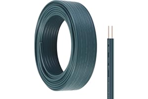 SBQWMZON 18 Gauge Wire 2 Conductor Electrical Wire SPT-1 50Ft 18/2 Low Voltage 18 AWG Wire Flexible Extension Cord Stranded Tinned Copper Wire for Lamp Lighting LED Strips Green
