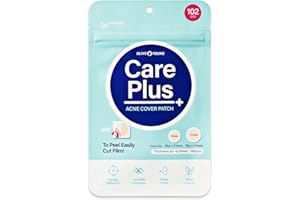 OLIVE YOUNG Care Plus Spot Patch | Hydrocolloid Acne Korean Spot Patch to Cover Zits, Pimples and Blemishes, for Troubled Skin and Face (Hydrocolloid, 102 Count (Pack of 1))