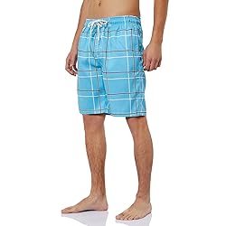 KAILUA SURF Mens Swim Trunks Long, Quick Dry Mens