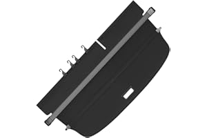 Vinomkii Cargo Cover No Gap Fit for VW Volkswagen Tiguan 2018-2023 2024 Retractable Trunk Rear Security Cover Shielding Shade Trunk Cover No Gap