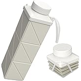 BEAUTAIL Collapsible Water Bottles 24.3oz, Foldable Travel Water Bottle, Portable & Lightweight, Leakproof & Reusable for Traveling Camping Hiking Yoga Sports Outdoor School Office, 1 Pack, Starlight