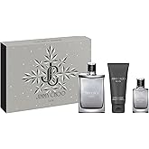 JIMMY CHOO Man 3 Piece Eau de Toilette Gift Set (Two Eau de Toilette Sprays, Perfumed Shower Gel)