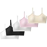 Herepai Big Girls Bra Comfort Flex Fit Seamless for Girl Teens with Adjustable Straps, Pull-on Design