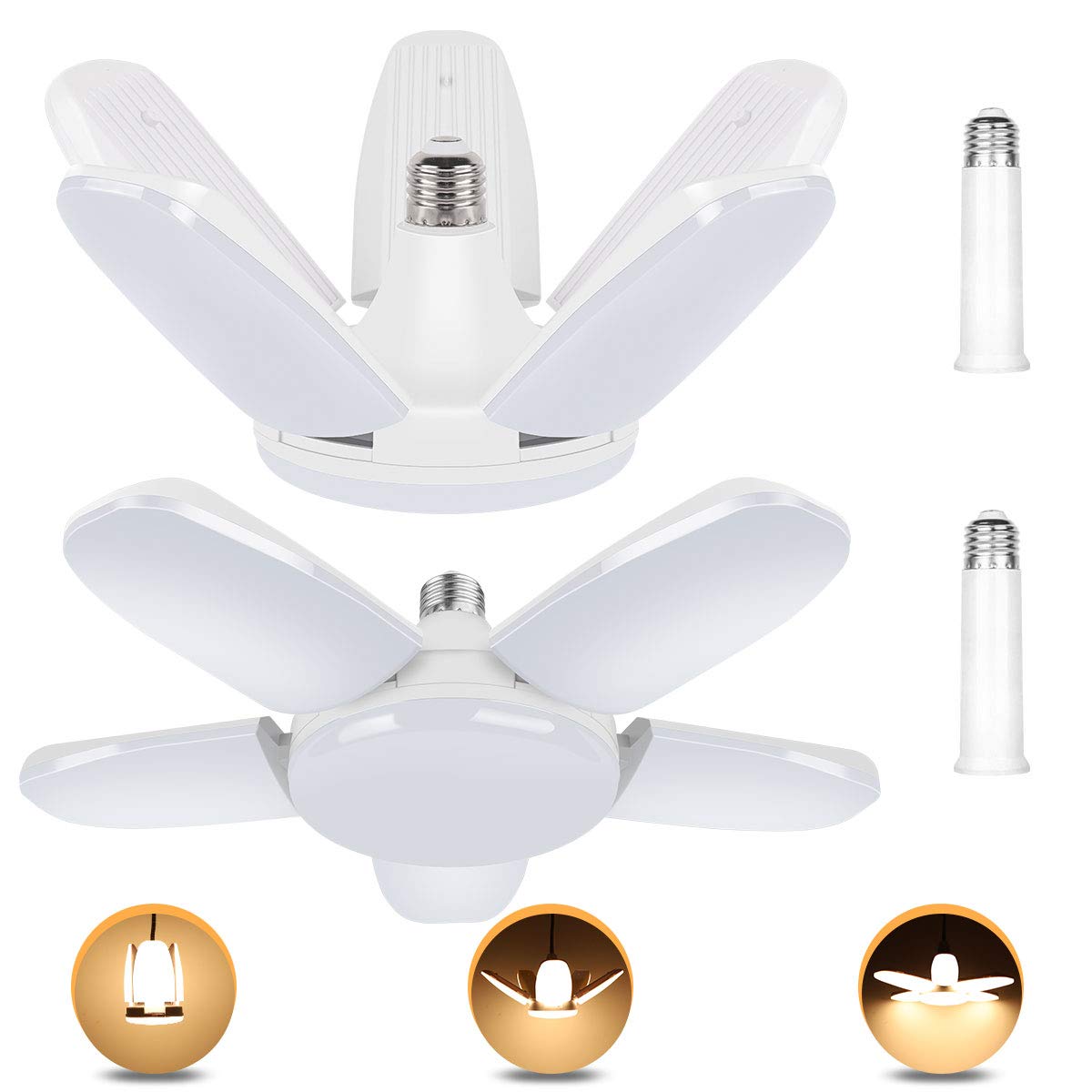 qimedo2 Pack 9inch LED Ceiling Lights 28W Round Modern Ceiling Lights Flush Mount