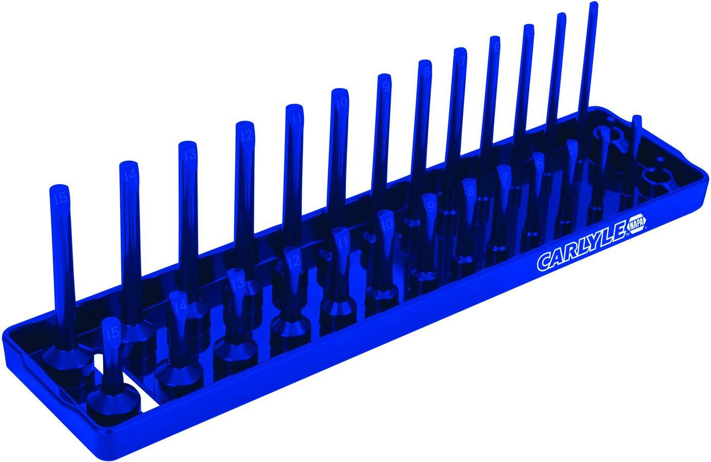 Carlyle Hand Tools Socket Tray - Dual Rail System - 1/4" Drive