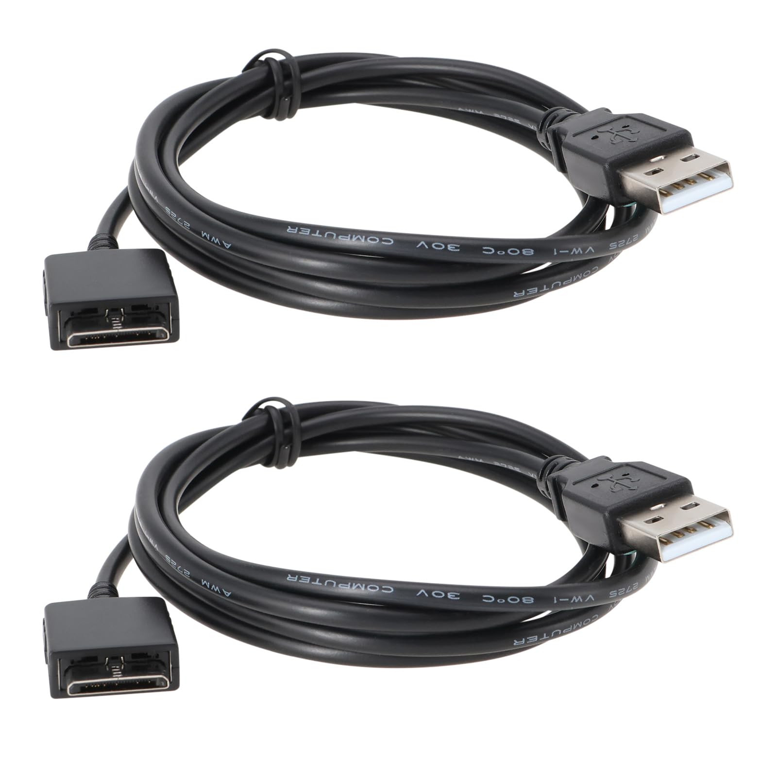 VGOL 2Pcs Replaces WMC-NW20MU USB Charging Cable Replacement Part Compatible with Sony Walkman MP3-Player NWZ-A816 NWZ-A818 NWZ-A828 NW-A916 NW-A918 NW-A919 NWZ-610F 1.2M