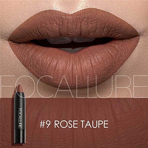 Focallure Matte Lipstick Metallic Sparkly Lipgloss Womens Makeup Stay On Glossier Lip Gloss Long Lasting Colorstay Solid Waterproof Lip Stick