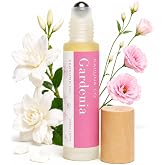Kailuna Co. Gardenia Perfume Roll On for Women w/Essential Oils, 10 ml | Organic Oils, TSA Travel Approved