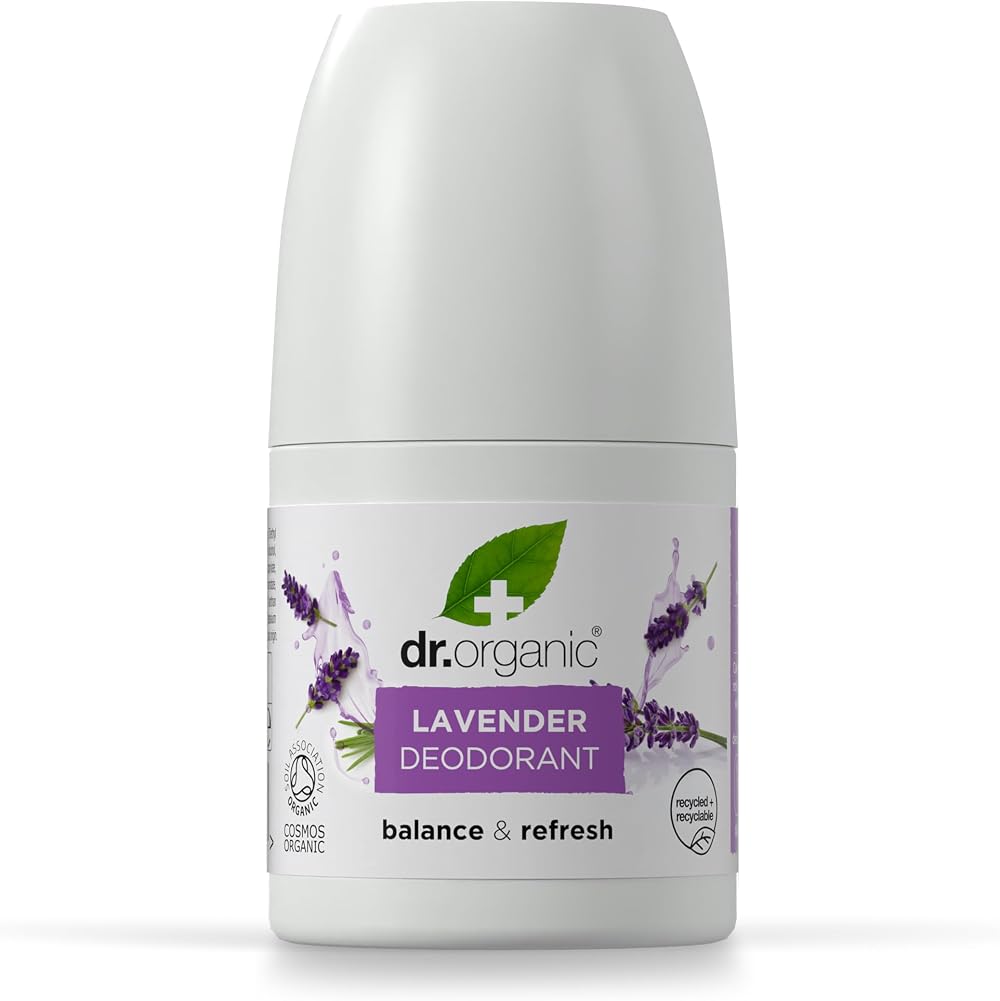 Dr Organic Lavender Deodorant Aluminium Free 50ml COSMOS Organic