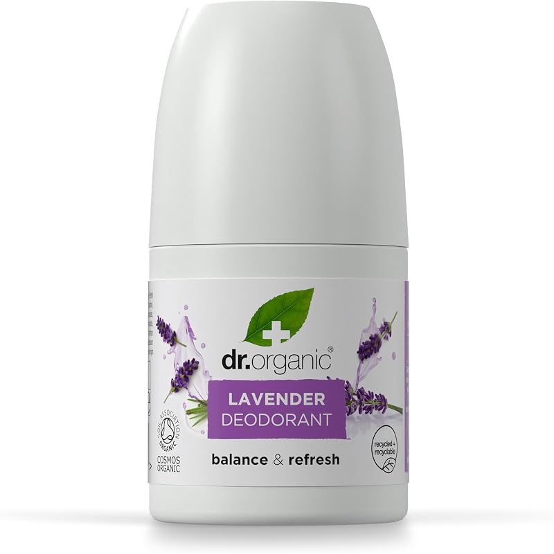 Dr Organic Lavender Deodorant Aluminium Free 50ml COSMOS Organic