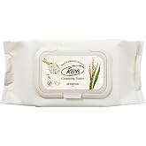 SKINFOOD Rice Cleansing Wipes - Daily Hypoallergenic Rice Nourishing Makeup Remover Tissue Wipe - Facial Skin Clear &amp; Refreshed - Korean Beauty Face Wipes for Women - Travel Makeup Wipes (80 Sheets)
