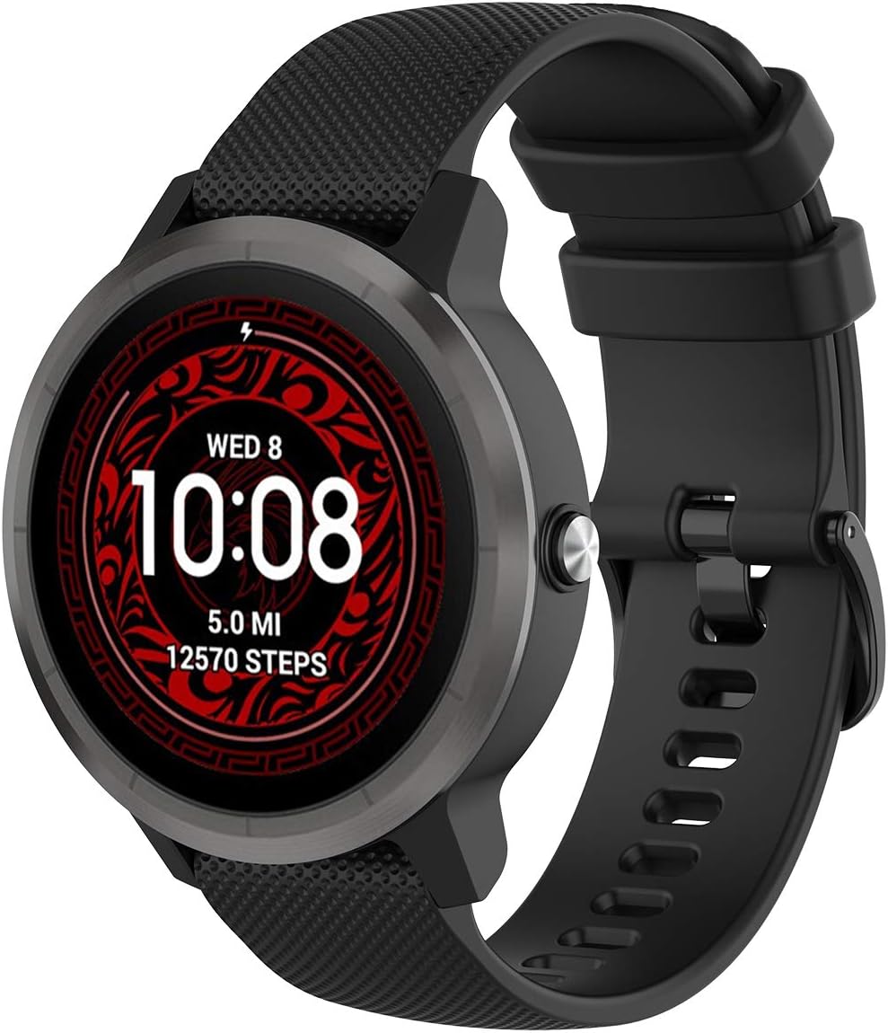 Wownadu 20mm Quick Release Watch Strap for Garmin Vivoactive 5 Venu 2 Plus Sq