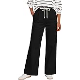 ANRABESS Womens Wide Leg Jeans High Waisted Trendy Drawstring Denim Pants Casual Relaxed Fit Trouser with Pockets