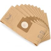 10 Pack GD930 4-Gallon Paper Vacuum Bags Compatible with Nilfisk Advance | 2-ply paper vacuum bags fit GD930, UZ930 &amp; Z series 4-gallon vacuums. 10-pack dry pickup bags for commercial use.