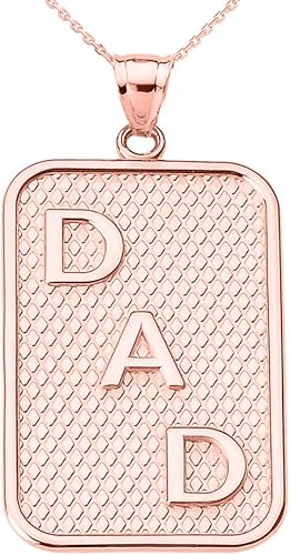 rose gold dog tags for mens