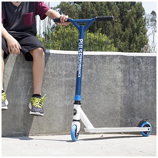 Pulse Performance Products KR2 Freestyle Scooter - Navy Blue/White - Image 4