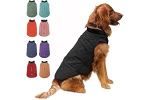 EMUST Dog Jackets for Winter, Thick Dog Clothes for Medium Dogs Boy, Coats for Dogs Winter, Dog Coats for Cold Weather, 7 Sizes 13 Colors (Medium(Pack of 1), Black)