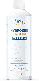 OxyLAB Hydrogen Peroxide 3% 1 Litre 10 Vols Brand Name Cleanser