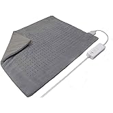 Heating Pad for Back Pain and Cramps Relief,19"x24" Large Electric Heated Pad for Shoulder,Neck,Moist Heat,2 Hours Auto-Off Hot Heated Lap Pad,Machine Washable