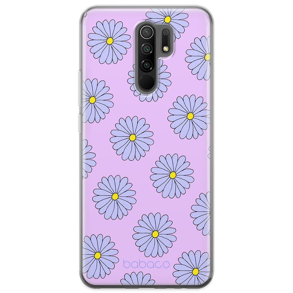 Babaco ERT GROUP mobile phone case for Xiaomi REDMI 9 original and officially Licensed pattern Flowers 021 optimally adapted to the shape of the mobile phone, case made of TPU