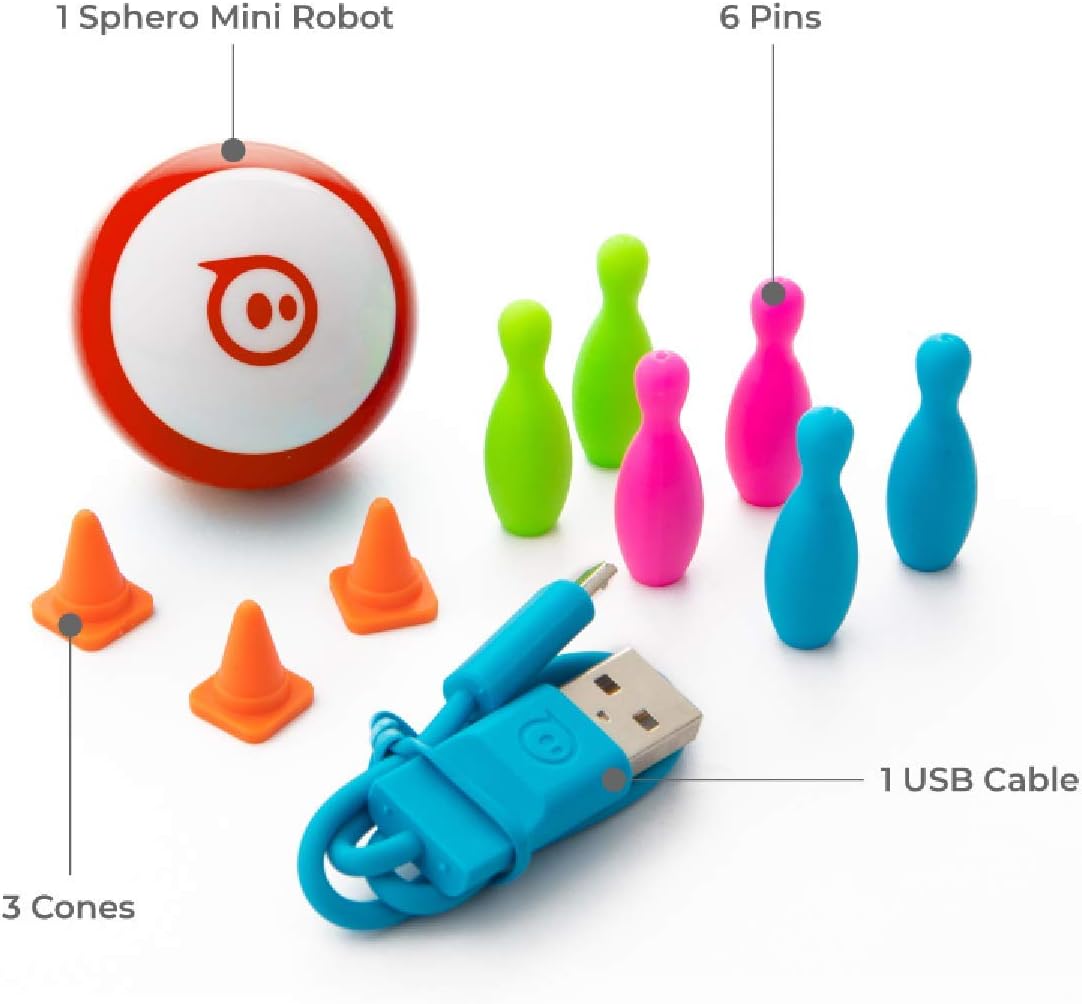 Sphero Mini Red Coding Robot Ball for Kids, 1.5 Inch - Image 3