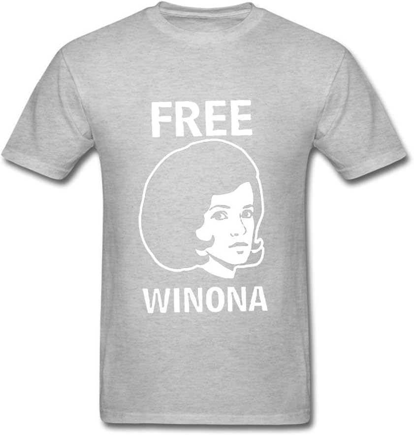 Attmye Men's Winona Ryder Art T Shirts