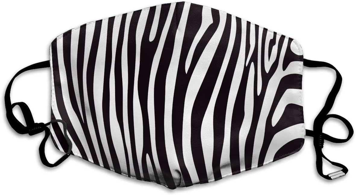 Face Cloths Anti-Dust Mouth Cover Popular Animal Zebra Print Washable And Reusable Cloth Warm Windproof For Women Men Boys Girls Kids
