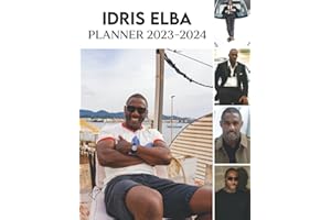 Idris Elba 2023 - 2024 Monthly Planner: Idris Elba Monthly Daily Planner 2023-2024, Weekly And Monthly Planner Planner Christmas Gifts For Men Women Dad Mom Student Teacher