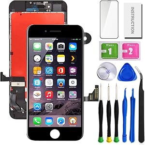 SunlerPro for iPhone 7Plus Black Screen Replacement 5.5",LCD Display & Touch Screen Digitizer with 3D Touch Full Assembly Set for iPhone 7plus 5.5 inch with Repair Tool kit