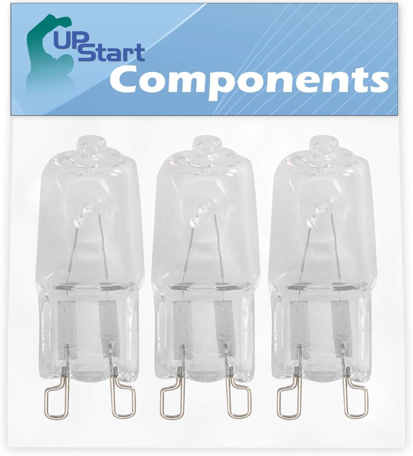 3-Pack W10709921 Microwave Light Bulb Replacement for Whirlpool, KitchenAid & Maytag Microwaves - Compatible with Whirlpool W10709921 & Part Number AP5983626, PS11722423 Bulbs