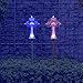 Solar Cross Stake Decoration Outdoor Holy Jesus Christmas Home Church Figurine Led Color Changing Ground Garden Ornament Patio Statue Decor Lights Cemetery Lighting Thanksgiving Xmas Party Ornament