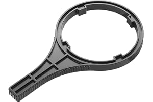 Criez Durable Water Filter Wrench (6.38" Max Inner Diameter) for Big Blue-Style Filter Housings - Anti-Aging Opener Wrench for Whole House Water Filter Systems Using 4.5"x 10" or 4.5"x 20" Cartridges