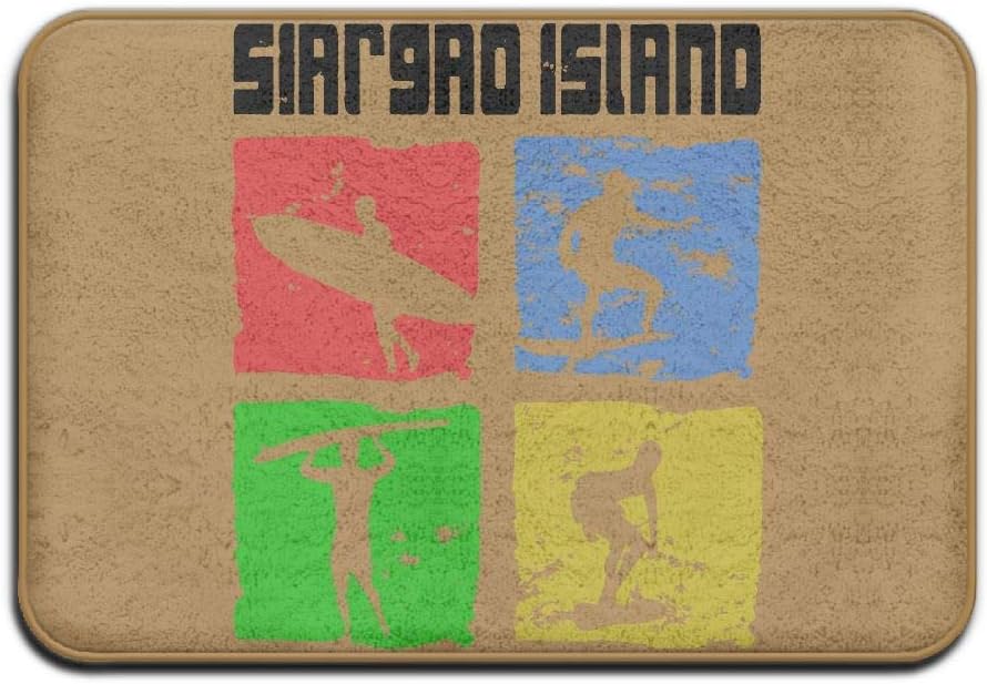 YnimioHOB Non-slip floor mat for outdoor use, decorative washable