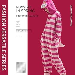 COSUSKET Fitted Unisex Adult Cheshire Cat Onesie