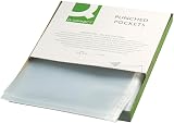 Q-Connect Punched Pocket A4 50 micron Orange Peel Pack of 100 view 6