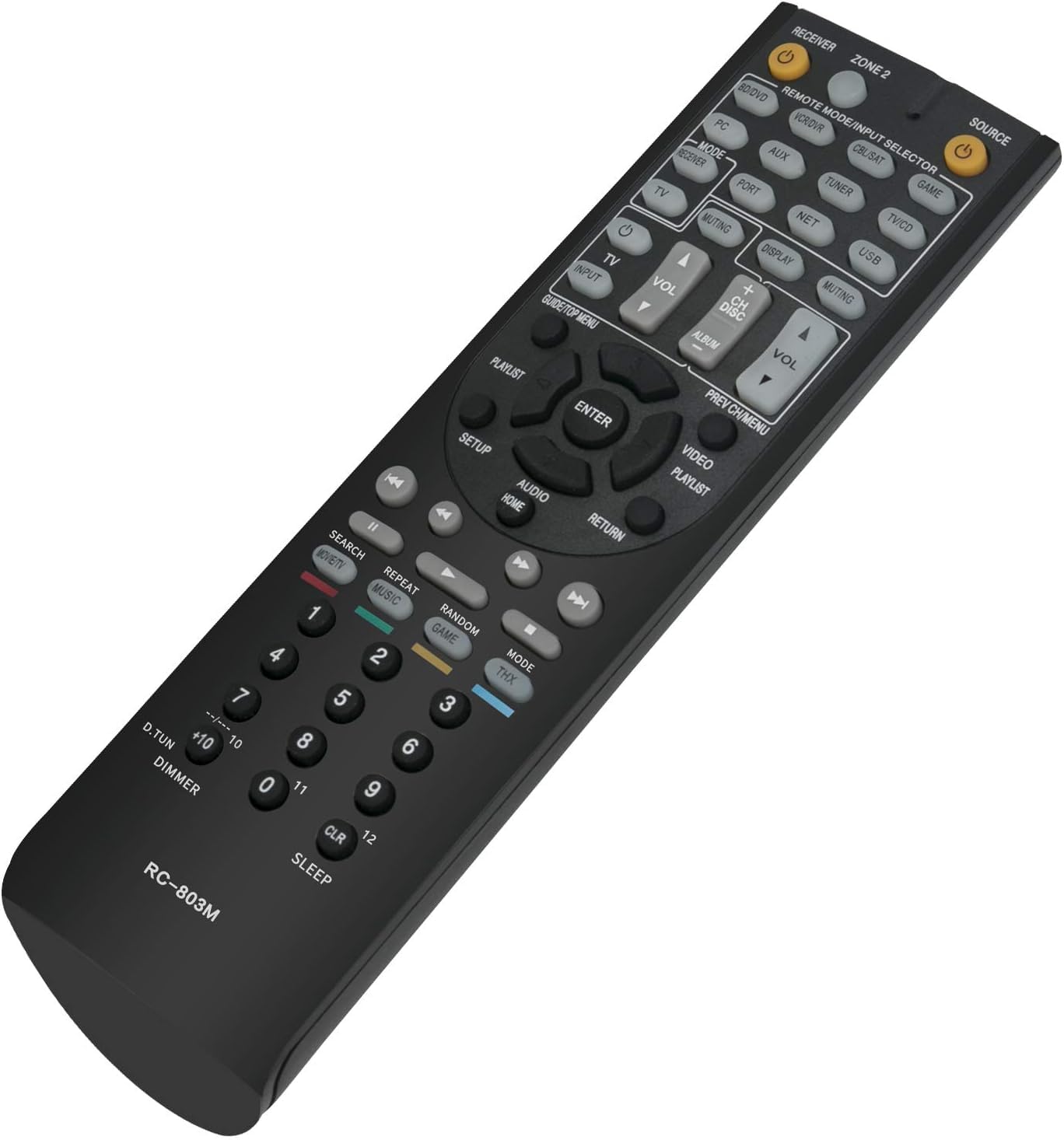 RC-803M Replacement Remote Control for Onkyo AV Receiver HT-S8409 HT-S7409 TX-NR609