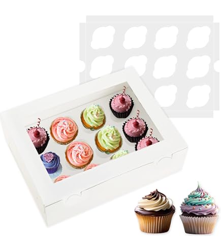 36 Cajas De Regalo Navideñas Con Cinta Y Etiquetas - 8x8x9 Cm, Para Dulces, Galletas Y Pequeños Detalles