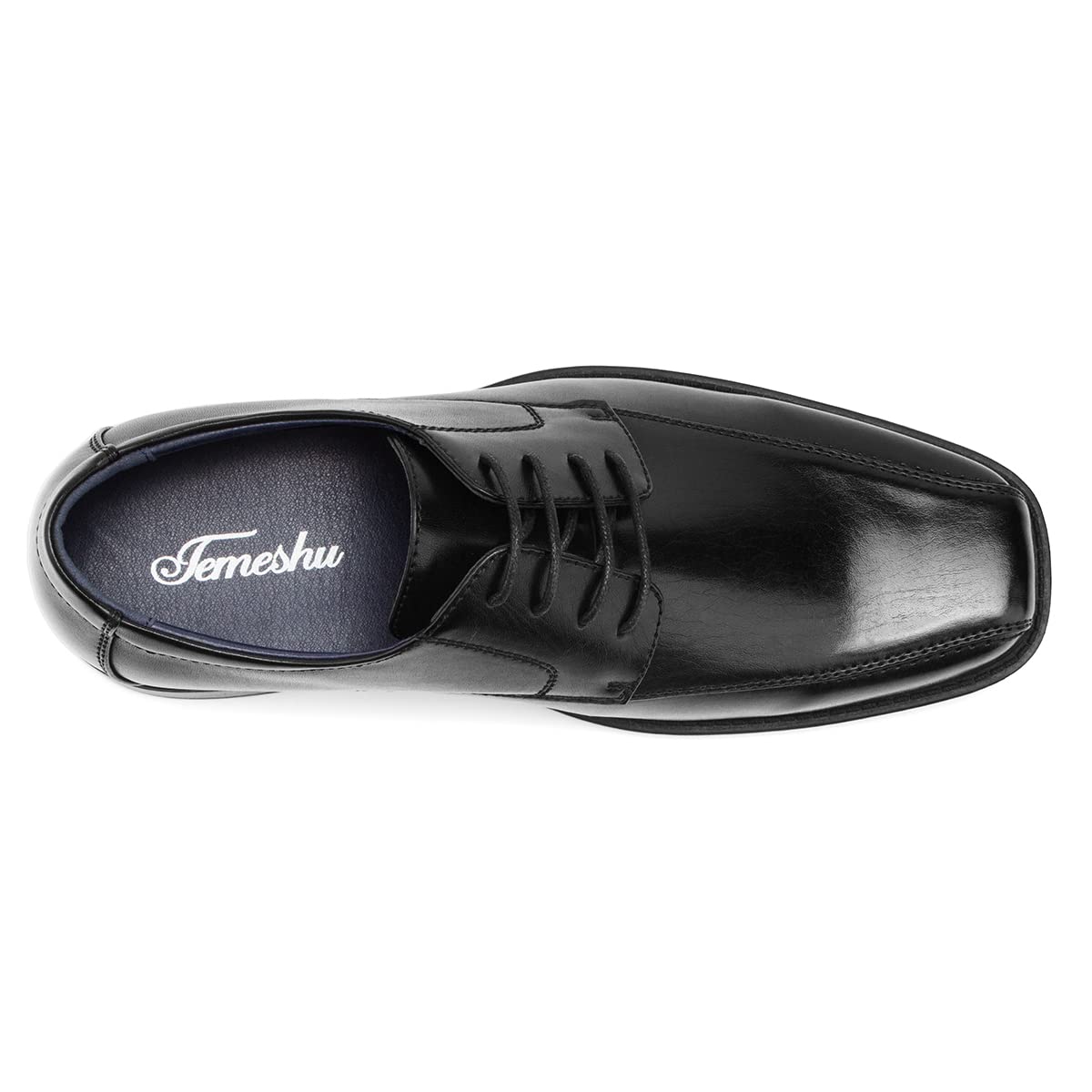 Temeshu Men's Oxford Classic Dress Shoes Casual Business Formal Lace up Shoes Lightweight DS11