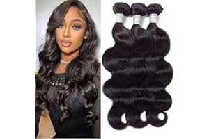 NW VONAR HAIR FW Hair Brazilian Body Wave Bundles Human Hair 16 16 16inches 100% Unprocessed Body Wave Human Hair Bundles Brazilian Body Wave Virgin Human Hair Extensions Natural Color
