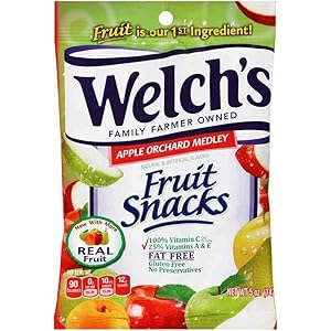 Welchs Apple Orchard Medley Fruit Snacks, 5 Ounce -- 12 per case.
